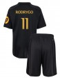 Real Madrid Rodrygo Goes #11 Ausweichtrikot für Kinder 2023-24 Kurzarm (+ Kurze Hosen)